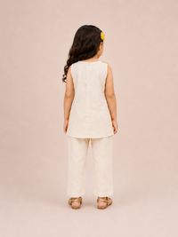 Embroidered Ethnic Co-ord Set for Girls — Soft Viscose Kurta Set