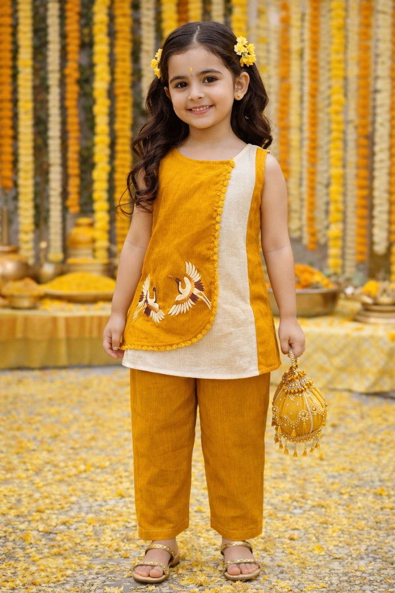 PP-001B Embroidered Viscose Wrinkle Co-ord Set