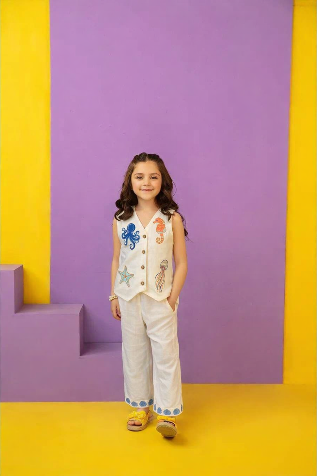 PP-006B Embroidered Viscose Rayon Waistcoat Set